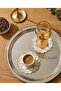 6 Linen Fabric Embroidered Coffee Side Cocktail Napkins & Coasters Serving Napkins - 7