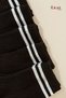 3 Pairs of Unisex Cotton Striped College Tennis Socks - 6
