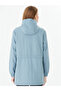 Women's Hooded Adjustable Waist Unlined Raincoat - 5