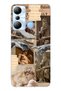Infinix Hot 20I Compatible Renaissance Sculpture Collage Patterned Transparent Phone Case