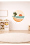 Nature Scenery Children's Room Wall Sticker Set in Soft Pastel Colors - 3