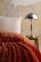 Double Trusty Teracotta Jakar Pattern Blanket 200X220 cm - 2