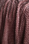 Single Person Trusty Pink Jacquard Pattern Blanket 160X220 cm - 2