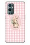 حافظة هاتف شفافة متوافقة مع One Plus 9 Pro Flowered Rabbit منقوش