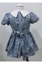 Girl's Blue and White Floral Dress 0 - 5 Years Old - 3
