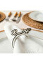 6-Piece Divani Design Wooden Napkin Holder with Bon Appetit Writing - Islamic Home Tableware Decoration - 2