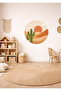 Nature Scenery Children's Room Wall Sticker Set in Soft Pastel Colors - 4