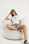 Women's Brklyn Brooklyn Printed Crew Neck T-Shirt - 2