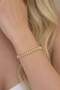 Marquise Model Zircon Stone Gold Bracelet