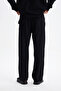 Men's 100% Cotton Piece Linen Look Pants Shirt Suit Black - 4