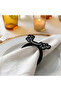 6-Piece Divani Design Wooden Napkin Holder with Bon Appetit Writing - Islamic Home Tableware Decoration - 2