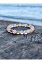8 mm Citrine - Madagascar Pink Quartz Stone Men's Women's Natural Stone Bracelet - 5