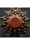 Bronze Jewelry Authentic Natural Star Stone Sunflower Model Adjustable Vintage Women's Ring - 5