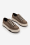 Women's Sneaker High Sole Lace-Up Sports Shoes Kotnel Mink Suede - 5