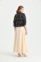 Silk Mixed Material Embroidered Jacket - 6