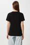 Embroidered Embroidered Knitted T-Shirt with Crest, Pack of Cotton Lcr0115 Black - 5