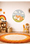Cute Animals and Nature Themed Children's Room Wall Sticker Set - 5