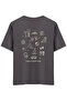 Winter Club Printed Crew Neck Oversized T-Shirt