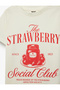 Printed Short Sleeve Crew Neck T-Shirt Cotton Strawberry Printed T-Shirt - 5