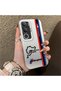 Vivo Y19S Compatible Silicone Edge Hard Back Anti-Fall Phone Case Bmw Patterned