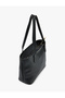 Strappy Zipper Faux Leather Tote Bag - 3