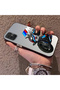 Motorcycle Patterned Silicone Edge Hard Back Anti Fall Phone Case Compatible with Samsung Galaxy A51