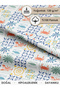 100% Cotton Ranforce Fabric 100X240 cm 120 G/M² Digital Printing Premium Patchwork and Sewing - 3