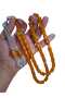 Original Squeeze Amber 9*14 mm 45 Habbe Prayer Beads Suitable for Daily Use - 8