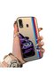 Samsung Galaxy A30 Compatible Bmw Patterned Silicone Edge Hard Back Anti-Fall Phone Case - 3