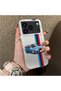iPhone 17 Pro Compatible Silicone Edge Hard Back Anti-Fall Phone Case Motorcycle Patterned