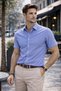 Men's Kısakol Slim Fit Oxford Shirt Cotton Pack Summer Slim Fit Modern Sports Stylish Shirt