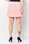 Women Textured Mini Skirt, Pink - 4