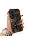 Vivo Y16 Compatible Silicone Edge Hard Back Anti-Fall Phone Case Carved Patterned - 3