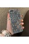 iPhone 7 Plus Compatible Silicone Edge Hard Back Anti-Fall Phone Case Carved Patterned