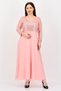 Women Embellished Detail Gown Dress, Pink
