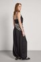 Women's Black Satin Shalwar Pantalon 31013 - 2