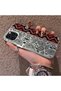 iPhone 13 Pro Max Compatible Kilim Rug Patterned Silicone Edge Hard Back Anti-Fall Phone Case - 2