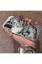 Silicone Edge Hard Back Phone Cover Compatible with Oppo A16 Dragon Patterned