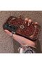 Realme C65 4g Compatible Silicone Edge Hard Back Anti-Fall Phone Case Vintage Patterned - 2