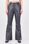 Women Regular Fit Plain Flare Leg Pants, Grey