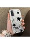 Samsung Galaxy S20 Fe Compatible Stars Patterned Silicone Edge Hard Back Anti-Fall Phone Case