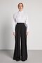 Women's Black High Waist Pleated Detailed O Oversized Trousers 31029 - 2