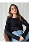 Sheer Fine Knit Top Women Black - 2