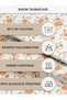 100% Cotton Ranforce Fabric 100X240 cm 120 G/M² Digital Printing Premium Patchwork and Sewing - 7