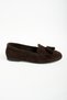 Women's Genuine Leather Tasseled Casual Stylish and Comfortable Ballet Flats