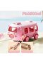 Bus Design Water Bottle for Kid with Straw and Sticker - 4