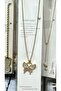 Stainless Steel Gold Butterfly Necklace - 2