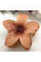Lotus Buckle Women's Clasp Buckle Large Size 8 cm Acrylic Buckle - 2