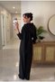 Premium Fabric Bol Pininterest Equivalent Combined Scarf Shawl Shirt Wide Double-Leg Pants Set - 4