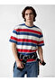Esvab • Modern & Distinctive Zero Roba Collar Striped Men's T-Shirt